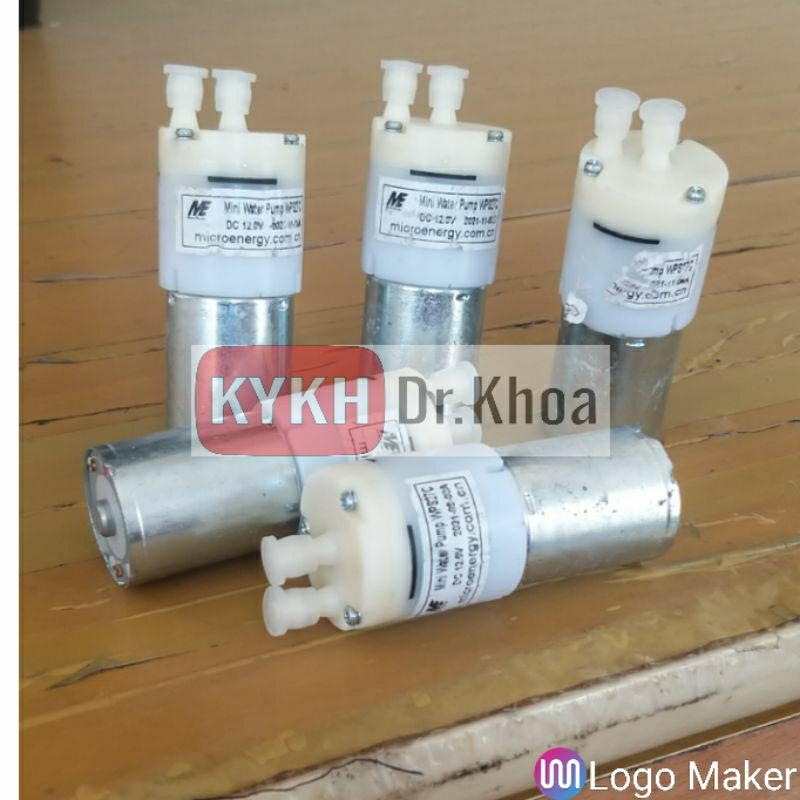 Bơm mini DC 12v ,bơm bằng áp lực không cần mồi.