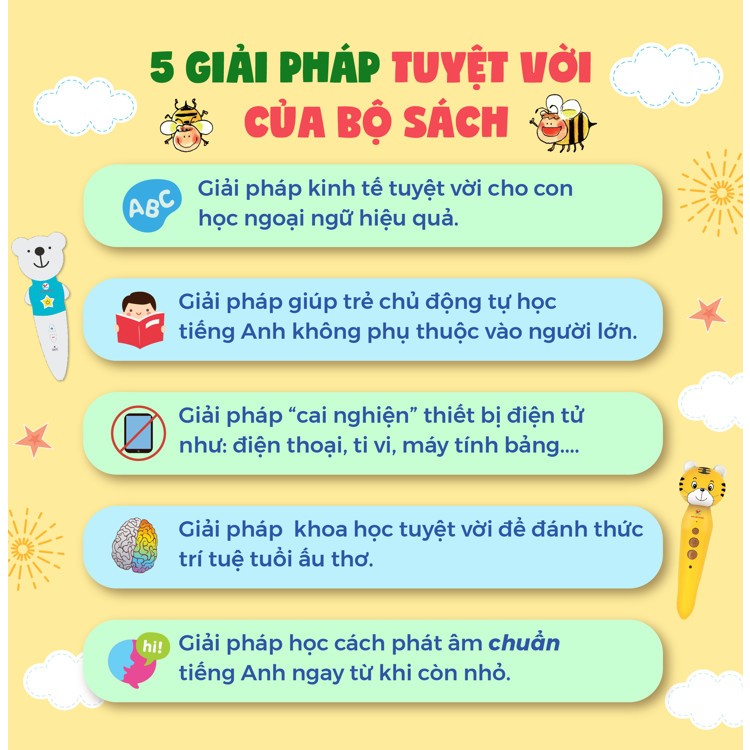 Bút chấm đọc - Học tiếng Anh Tân Việt - Bộ sách học tiếng Anh cho trẻ | BigBuy360 - bigbuy360.vn