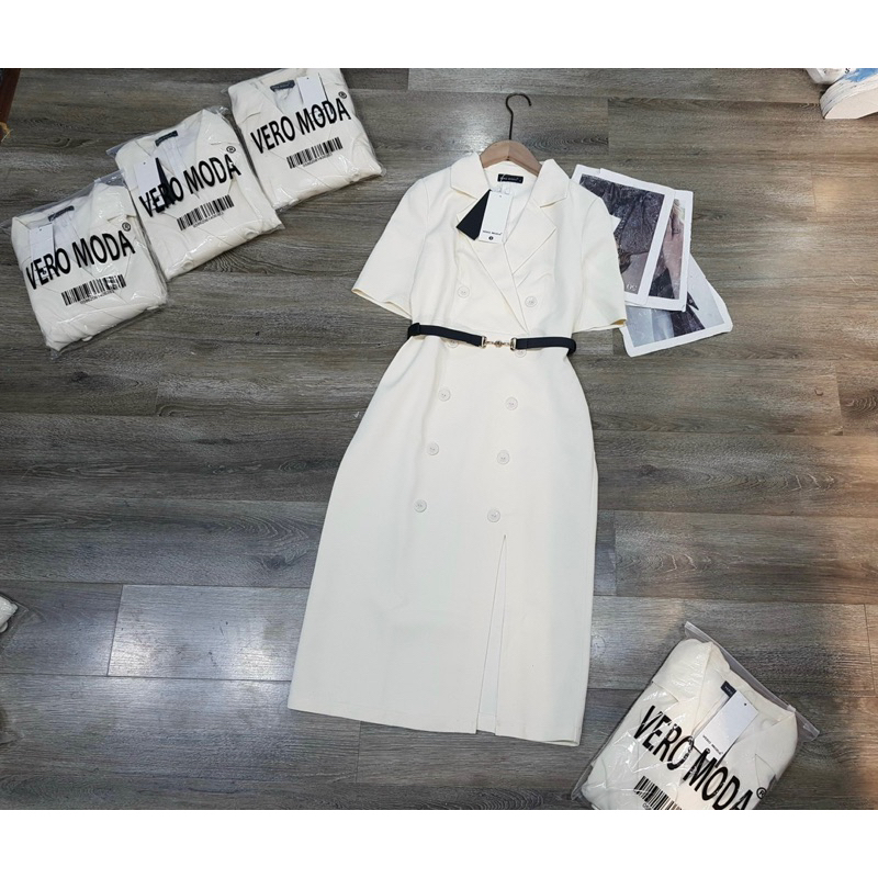 Đầm trắng kem Vero Moda