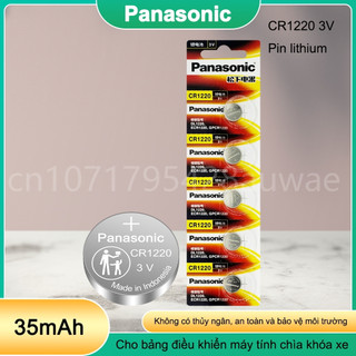 Pin cúc áo panasonic cr1220 lithium 3v chính hãng, chất lượng