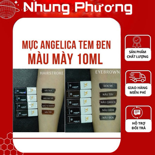 MỰC MÀY MÍ ANGELICA NGA SIÊU BÁM BONG ĐẬM PHUN XĂM