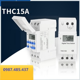 Công tắc hẹn giờ điện tử THC15A,  AHC 15A - Timer hẹn giờ điện tử điều khiển qua tiếp điểm
