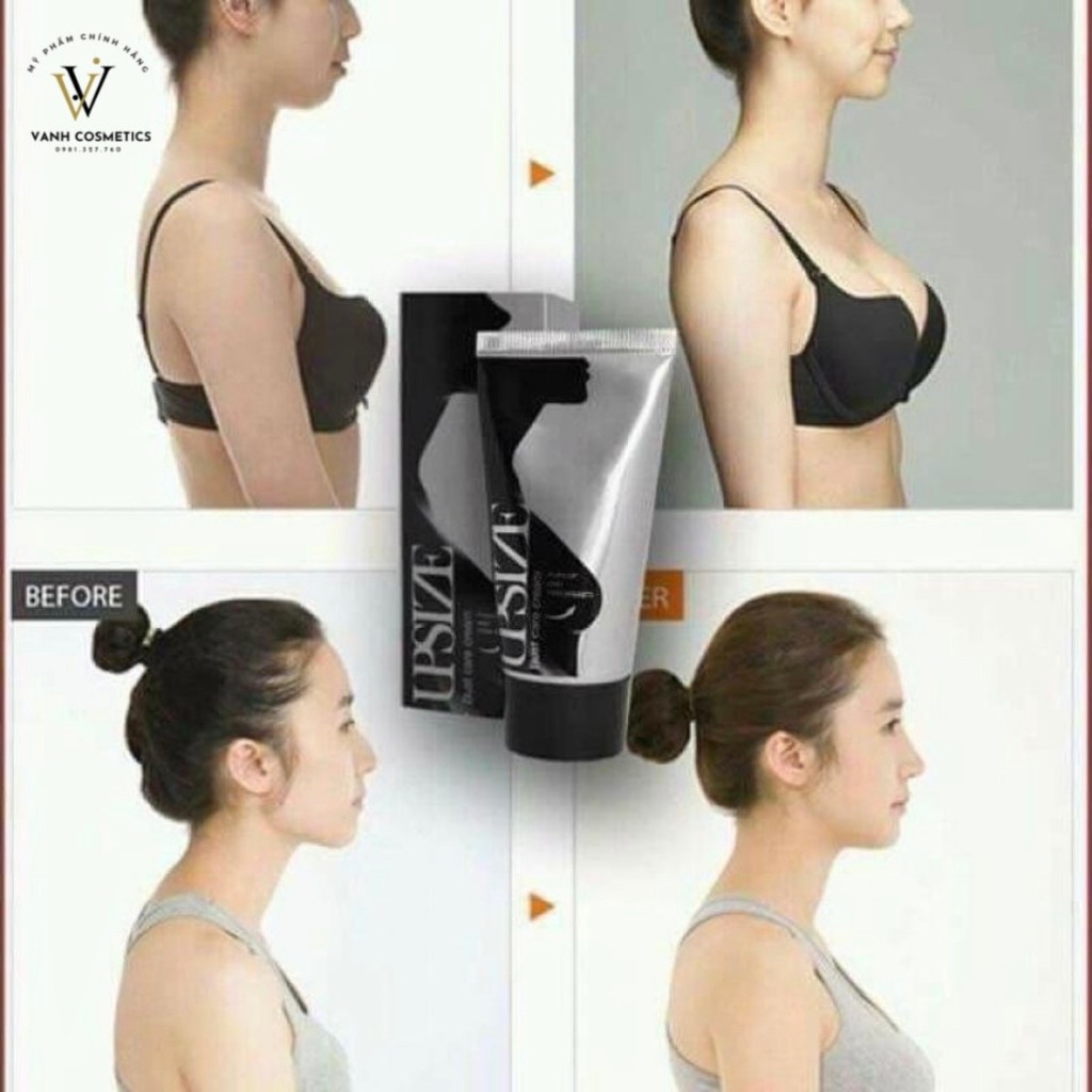 Kem Nở Ngực Upsize Nga, Tăng Size Vòng 1 Đầy Đặn, Căng Tròn-Tuýp 50ml