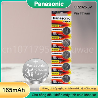 Pin CR2025 Panasonic vỉ 5 viên chính hãng
