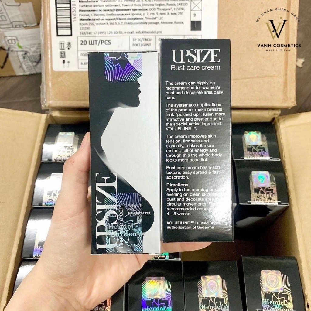 Kem Nở Ngực Upsize Nga, Tăng Size Vòng 1 Đầy Đặn, Căng Tròn-Tuýp 50ml