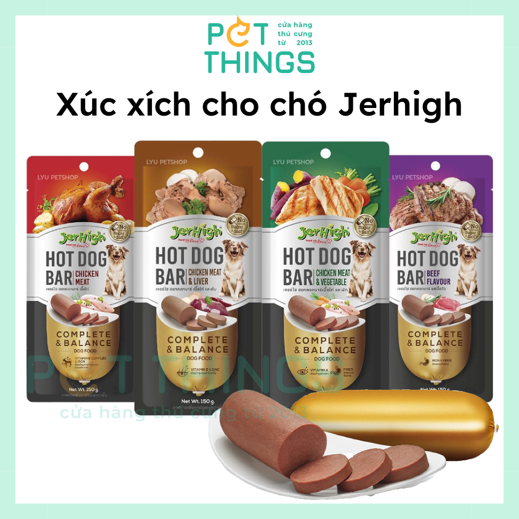 Xúc Xích Jerhigh Thái Lan Cho Chó 150g
