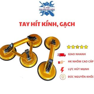 Tay hít gạch, hít kính cầm tay Nhôm cao cấp - Hít 1 chấu, 2 chấu và 3 chấu