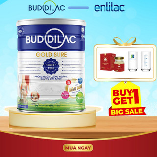 Sữa bột Buddilac Gold Sure - Lon 900g - Bổ sung dinh dưỡng cho cơ thể, phòng ngừa loãng xương khớp cho người lớn