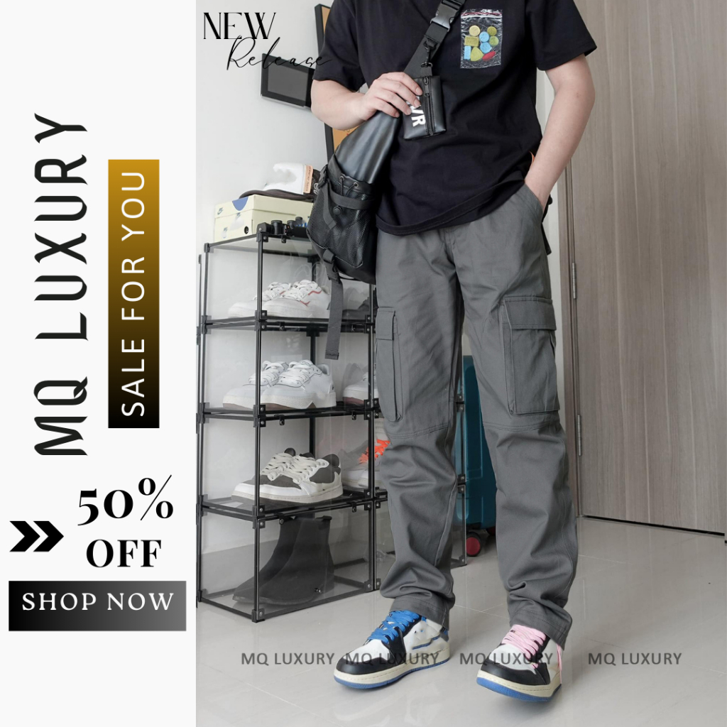 Quần Kaki Túi Hộp JG4 Cao Cấp Ống Xuông MQ LUXURY