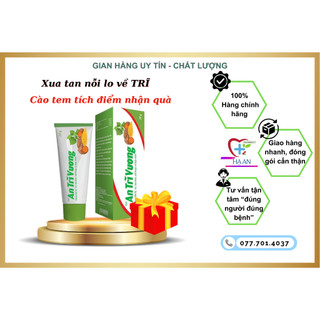 Gel an trĩ vương hỗ trợ trĩ, táo bón, nứt kẽ hậu môn tuýp 20g