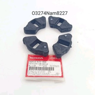 Bộ 4 cao su đùm, giảm chấn nhông tải DREAM, WAVE Alpha.... zin Honda