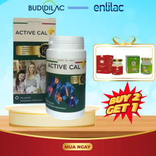 Canxi active cal plus - cannxi hữu cơ + vitamin d3 k2 - hộp 60 viên - nhập khẩu ý
