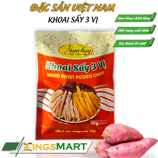 Khoai sấy 3 vị - Thương hiệu Nam Huy - Đặc sản Đồng Tháp - Kingsmart