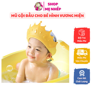 Mũ tắm cho bé – Mũ gội đầu cho bé giúp tránh nước bắn vào tai, mắt bé (nón gội đầu cho bé, nón tắm cho bé)