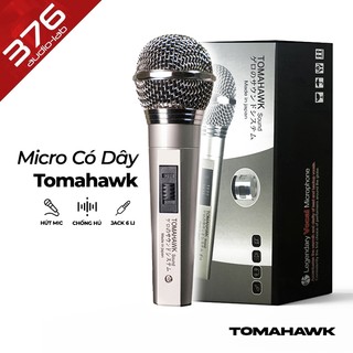  Micro Karaoke Có Dây TOMAHAWK - Chống Hú, Hát Hút Mic