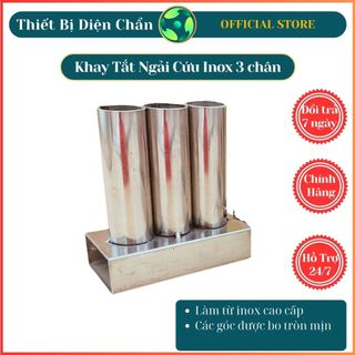 Khay tắt ngải 3 chân diện chẩn - dụng cụ diện chẩn