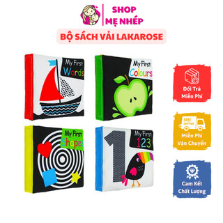 Sách vải Lakarose giúp bé chơi tự lập, phát triển thị giác dành cho bé từ 0-1 tuổi