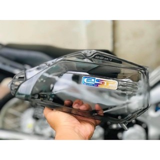 Ốp pô e, ốp bô lọc khói màu trong suốt cho dòng xe vario ,click 2018 2020, có dán tem titanium esp. dochoixemay