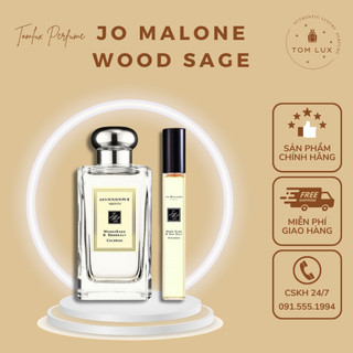 (MẪU THỬ) Nước Hoa Unisex J.M.L Wood Sage & Sea Salt Cologne TomLux 10ml