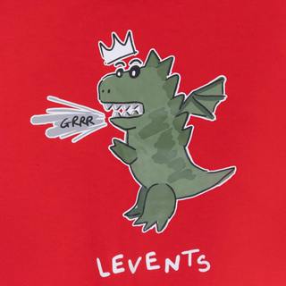 Áo Sweater Levents Dragon/ Red Chất Nỉ Chân Cua Unisex Oversized