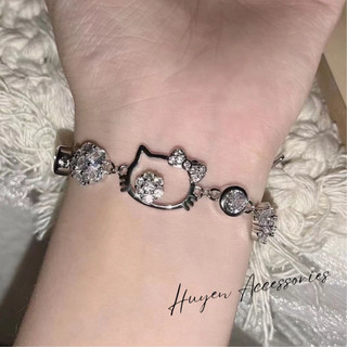 Vòng tay/ lắc tay hình Hello Kitty dễ thương - Huyền Accessories - HN76
