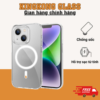 Ốp lưng từ tính trong suốt KOLEAD P12 chống sốc sạc không dây cho lph 15 14 13 12 11 x xs xsm 8 7 6 Pro Max plus Case