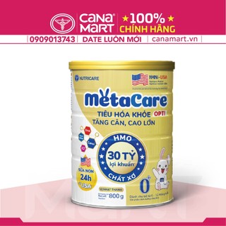 Sữa bột Nutricare MetaCare Opti 0+ tiêu hóa khỏe, tăng cân, cao lớn