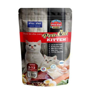 [1KG] Hạt ProCat Kitten Túi 1Kg Thức Ăn Hạt Cho Meò Con