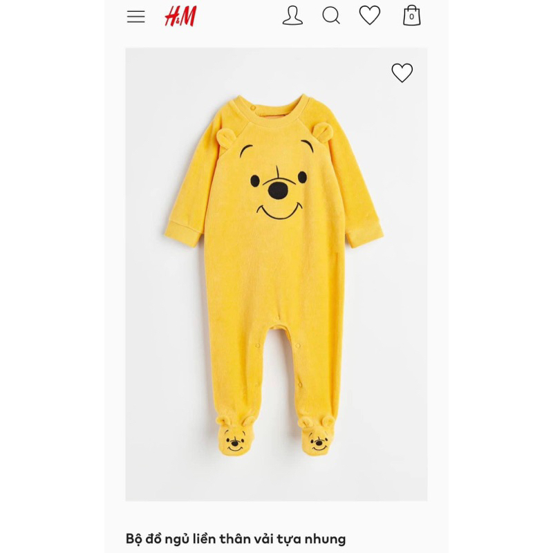 Body nỉ nhung Hờ Mờ , Baby Club cho bé size từ 0-3y