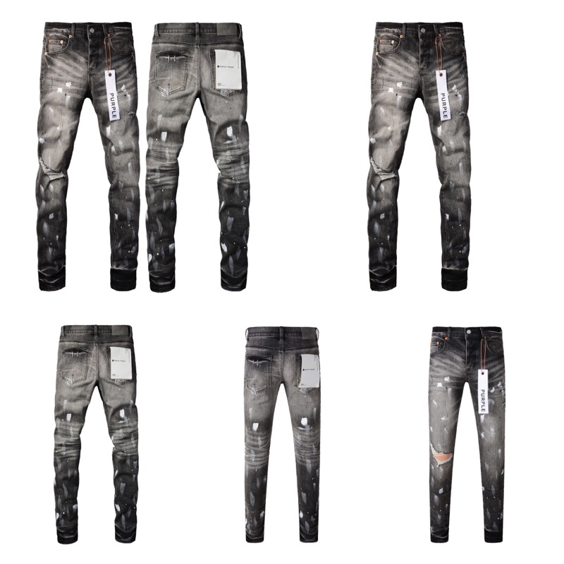 Jeans Purple vảy sơn