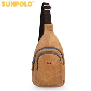 Túi Đeo Chéo Nam Da Bò Cao Cấp SUNPOLO STU102B