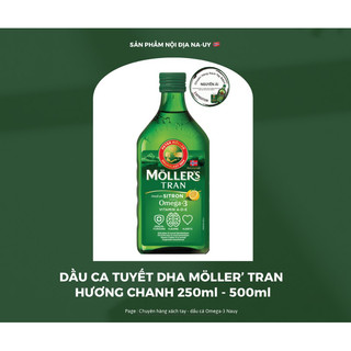 Dầu Gan Cá Tuyết Mollers Tran DHA Nauy [ Hương Chanh 500ml]