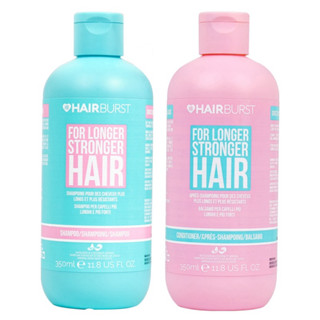 Cặp Dầu Gội Xả HairBurst Chăm Sóc, Kích Thích Mọc Tóc Giúp Tóc Chắc Khỏe 350ML/2 chai