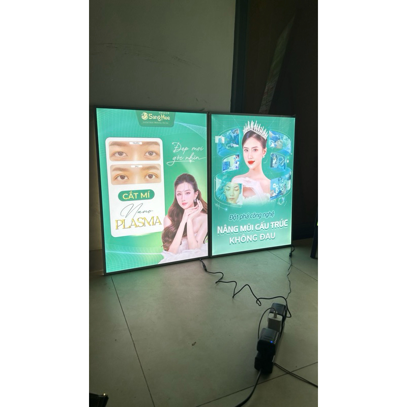 Bảng hộp đèn Menu Led A2 , tranh điện menu siêu mỏng dễ thay đổi nội dung