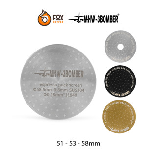 Lưới Lọc Máy Pha Cà Phê Bằng Thép Không Gỉ 51mm 53mm 58mm MHW-3BOMBER | Espresso Puck Screen