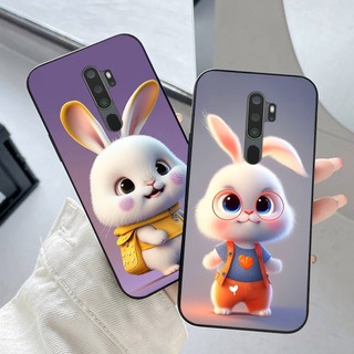 Ốp lưng oppo a5 2020 / oppo a9 2020 in hình thỏ dễ thương cute