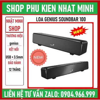 Củ loa không có bluetooth genius soundbar 100 usb -powered mini soundbar- loa máy tính ngh