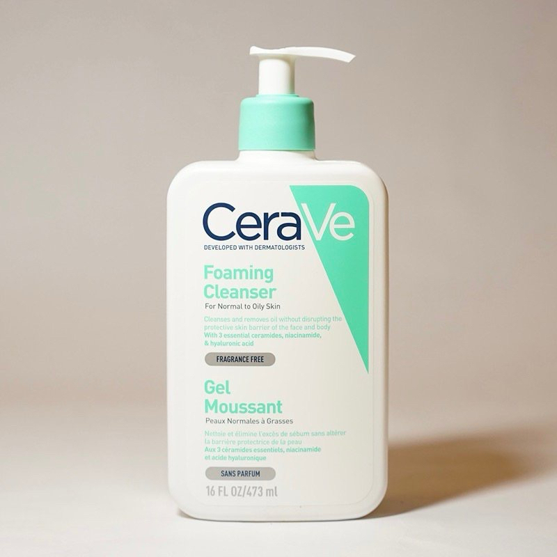 Sữa rửa mặt Cerave Foaming Cleanser dành cho da dầu 473ml