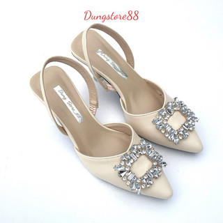 Giày cao gót DUNGSTORE88 bít mũi cao 5 phân