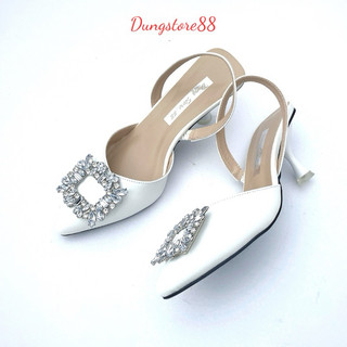 Giày cao gót DUNGSTORE88 bít mũi cao 5 phân