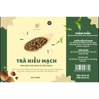 Trà xanh Kiều Mạch Đài Loan 200G Oolong kiều mạch chuẩn vị