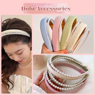 Cài Tóc Mấn Đội Đầu Bờm Tóc Băng Đô Nữ Vải Cao Cấp Phối Hạt Xinh Xắn Thanh Lịch Phụ Kiện Tóc Chụp Ảnh Áo Dài Dobi BĐ16