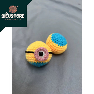 Móc khoá len minion