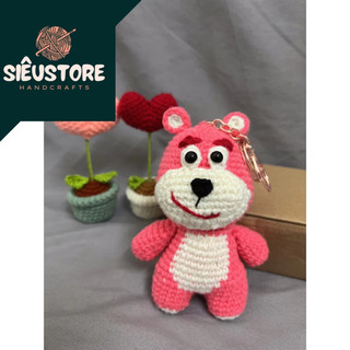 Móc khoá gấu dâu