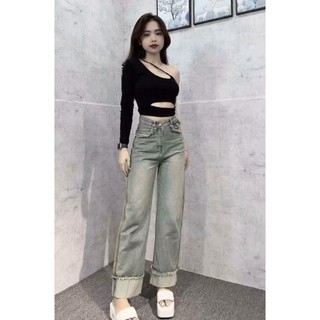 Áo thun khoét ngực eo có mut ngực dày dặn