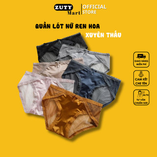 Quần lót nữ ren hoa xuyên thấu: Sự kết hợp hoàn hảo giữa nét quyến rũ và thoải mái ZUTY Fashion 2660