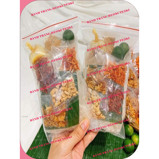 Bánh tráng lá chuối thập cẩm