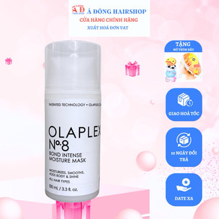 [+Tặng mũ trùm][chính hãng] Mặt nạ ủ Olaplex No.8 Moisture Intensive mask dưỡng ẩm phục hồi siêu mượt tóc 100ml USA