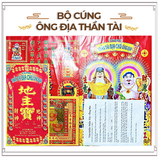 Giấy Cúng Ông Địa Thần Tài [Kèm Bài Khấn] Mùng 10 Hằng Năm - Thiên Lộc