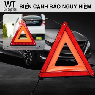 Biển Cảnh Báo Nguy Hiểm Tam Giác Phản Quang Cho Ô Tô Biển Cảnh Báo Nguy Hiểm Tam Giác Phản Quang MẪU MỚI Cho Xe Ô Tô